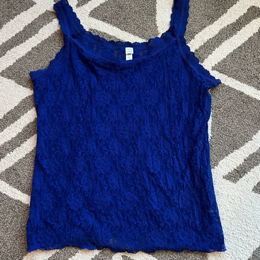 Hanky Panky Plus 3X royal blue camisole